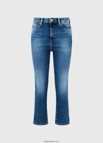 mujer jeans slim de talle alto 7/8 de dion Pepe Jeans 44JTZ74 mezclilla
