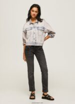 mujer jeans venus de corte regular y tiro bajo Pepe Jeans 44JTZ15 mezclilla