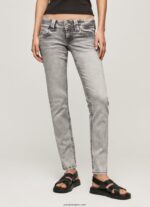 mujer jeans venus de corte regular y tiro bajo Pepe Jeans 44JTZ28 mezclilla - Imagen 2