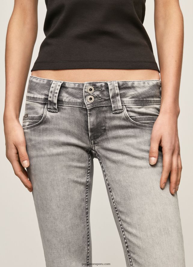 mujer jeans venus de corte regular y tiro bajo Pepe Jeans 44JTZ28 mezclilla - Imagen 3