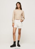 mujer jersey calado con cuello redondo Pepe Jeans 44JTZ244 fuerte - Imagen 2