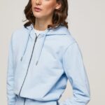mujer jersey con capucha y cremallera Pepe Jeans 44JTZ270 bahía