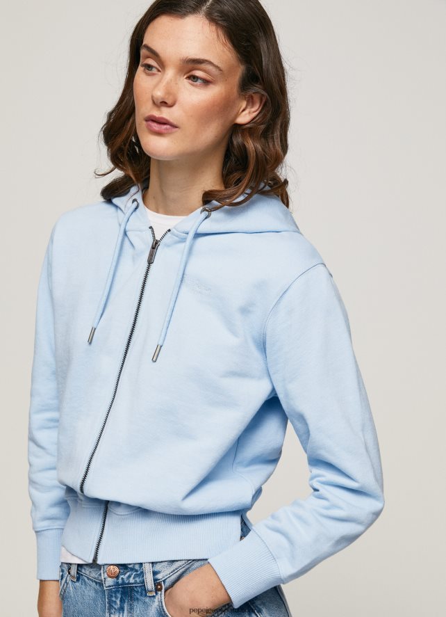 mujer_jersey_con_capucha_y_cremallera_pepe_jeans_44jtz270_bahia.jpg mujer jersey con capucha y cremallera Pepe Jeans 44JTZ270 bahía - Imagen 1