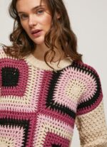 mujer jersey cuello perkins crochet Pepe Jeans 44JTZ246 fuerte - Imagen 2
