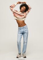mujer jersey de algodón con estampado de rayas Pepe Jeans 44JTZ236 multi - Imagen 2