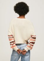 mujer jersey de algodón con estampado de rayas Pepe Jeans 44JTZ236 multi - Imagen 4