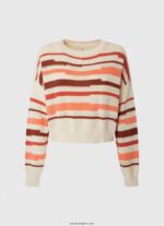mujer jersey de algodón con estampado de rayas Pepe Jeans 44JTZ236 multi - Imagen 5