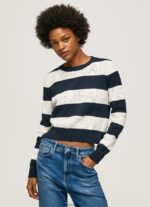 mujer jersey de algodón con estampado de rayas Pepe Jeans 44JTZ255 dulwich - Imagen 3