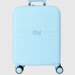 mujer maleta trolley 55cm abs Pepe Jeans 44JTZ749 cielo
