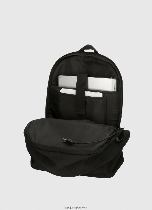 mujer mochila aris de rendimiento con cremallera doble Pepe Jeans 44JTZ752 negro - Imagen 5