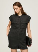 mujer mono corto con cinturón Pepe Jeans 44JTZ177 negro - Imagen 2