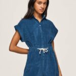 mujer mono corto de terciopelo Pepe Jeans 44JTZ209 jarman