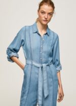 mujer mono largo con detalle de cinturón Pepe Jeans 44JTZ192 azul - Imagen 3