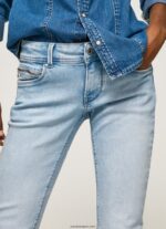 mujer nuevos vaqueros brooke midrise regular fit Pepe Jeans 44JTZ10 mezclilla - Imagen 3