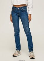 mujer nuevos vaqueros brooke midrise regular fit Pepe Jeans 44JTZ11 mezclilla - Imagen 2