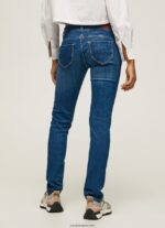 mujer nuevos vaqueros brooke midrise regular fit Pepe Jeans 44JTZ11 mezclilla - Imagen 4