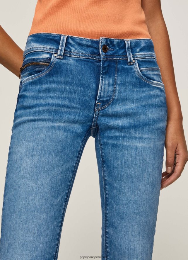 mujer nuevos vaqueros brooke midrise regular fit Pepe Jeans 44JTZ27 mezclilla - Imagen 3