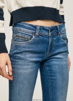 mujer nuevos vaqueros brooke midrise regular fit Pepe Jeans 44JTZ8 mezclilla - Imagen 3