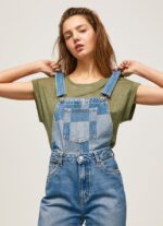 mujer overol de mezclilla de algodón Pepe Jeans 44JTZ98 mezclilla - Imagen 3