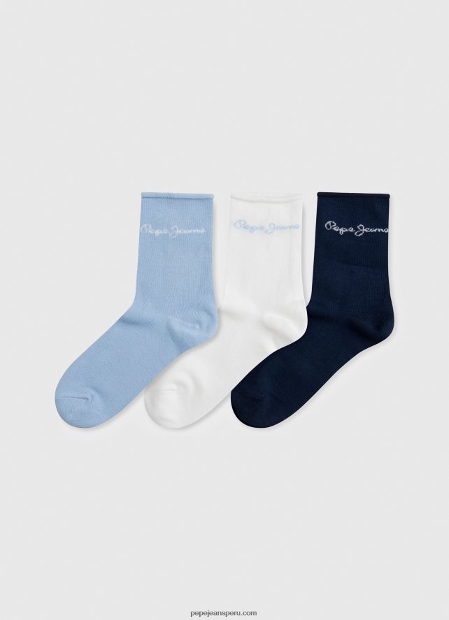 mujer_pack_de_3_calcetines_analia_pepe_jeans_44jtz558_multi.jpg mujer pack de 3 calcetines analia Pepe Jeans 44JTZ558 multi - Imagen 1