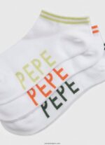 mujer pack de 3 calcetines sandi Pepe Jeans 44JTZ561 blanco - Imagen 2