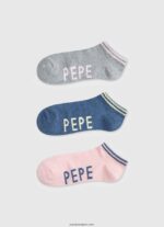 mujer pack de 3 pares de calcetines kris Pepe Jeans 44JTZ556 multi - Imagen 5