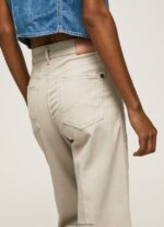 mujer pantalones acampanados de algodón Pepe Jeans 44JTZ312 piedra - Imagen 5