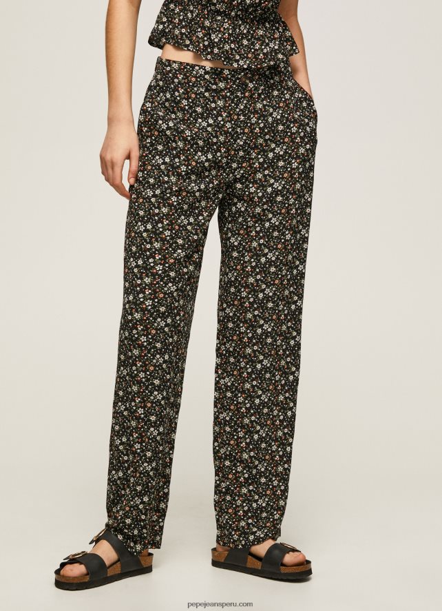 mujer pantalones anchos con estampado floral Pepe Jeans 44JTZ292 multi - Imagen 2
