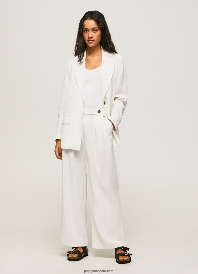 mujer_pantalones_anchos_plisados_pepe_jeans_44jtz288_blanco.jpg mujer pantalones anchos plisados Pepe Jeans 44JTZ288 blanco - Imagen 1