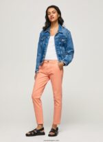 mujer pantalones chinos maura regular Pepe Jeans 44JTZ308 durazno