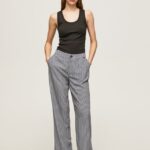 mujer pantalones con logo estampado Pepe Jeans 44JTZ307 multi