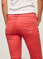 mujer pantalones pitillo clásicos Pepe Jeans 44JTZ315 estudio rojo - Imagen 5