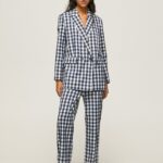 mujer pantalones rectos de cuadros vichy Pepe Jeans 44JTZ290 multi