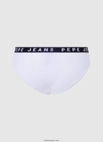mujer panty clásico con logo estampado Pepe Jeans 44JTZ537 blanco - Imagen 2