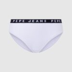 mujer panty clásico con logo estampado Pepe Jeans 44JTZ537 blanco