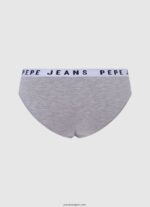 mujer panty clásico con logo estampado Pepe Jeans 44JTZ552 gris marga - Imagen 2