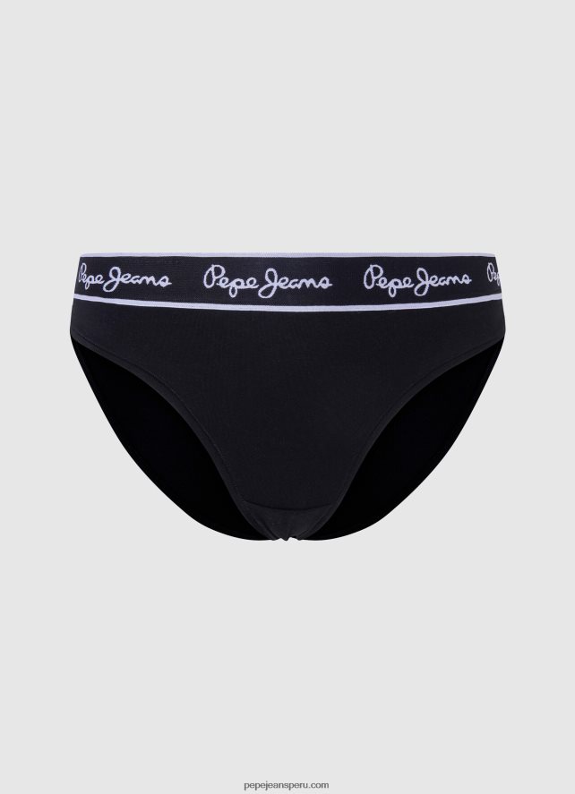 mujer panty clásico con logo estampado Pepe Jeans 44JTZ552 gris marga - Imagen 4