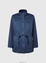 mujer parka con estampado Union Jack Pepe Jeans 44JTZ127 océano - Imagen 4