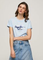 mujer playera con logo degradado Pepe Jeans 44JTZ422 bahía