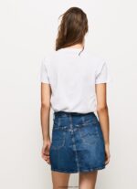 mujer playera con logo estampado Pepe Jeans 44JTZ411 blanco - Imagen 4