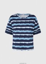 mujer playera con rayas desteñidas Pepe Jeans 44JTZ413 dulwich - Imagen 5