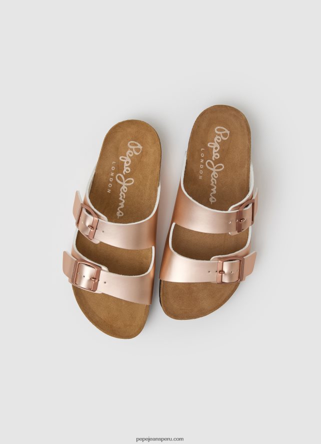 mujer sandalias anatómicas oban claic Pepe Jeans 44JTZ675 azucar de arce - Imagen 2