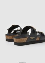 mujer sandalias anatómicas oban Pepe Jeans 44JTZ653 negro - Imagen 4