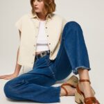 mujer sandalias de cuero de día de caramelo Pepe Jeans 44JTZ645 broncearse