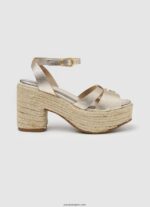 mujer sandalias de piel color caramelo Pepe Jeans 44JTZ646 oro