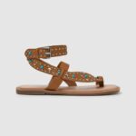 mujer sandalias irma de piel étnica Pepe Jeans 44JTZ658 broncearse