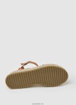 mujer sandalias kate con cuña grabada Pepe Jeans 44JTZ677 tabaco - Imagen 5