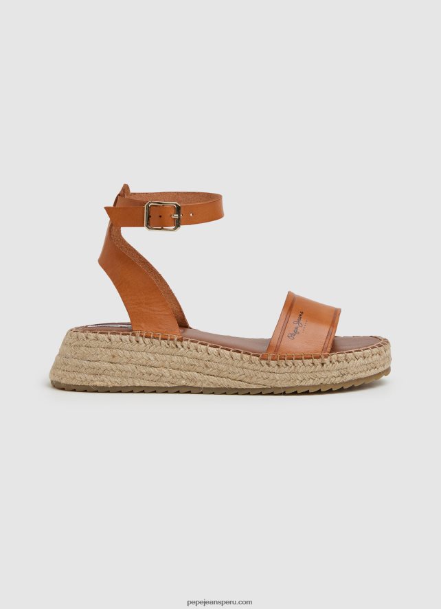 mujer_sandalias_kate_con_cuna_grabada_pepe_jeans_44jtz677_tabaco.jpg mujer sandalias kate con cuña grabada Pepe Jeans 44JTZ677 tabaco - Imagen 1