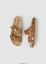 mujer sandalias oban etnicas de piel Pepe Jeans 44JTZ673 tabaco - Imagen 2