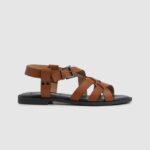 mujer sandalias planas hayes rome Pepe Jeans 44JTZ655 coñac